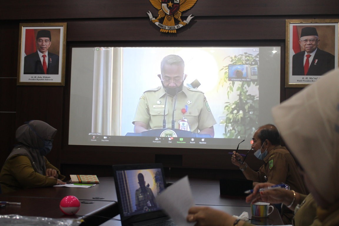 SOSIALISASI PENERAPAN PROTOKOL KESEHATAN DALAM TAHAPAN PELAKSANAAN PILKADA SERENTAK TAHUN 2020